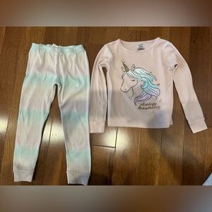 Carter's Pink Unicorn Pajamas